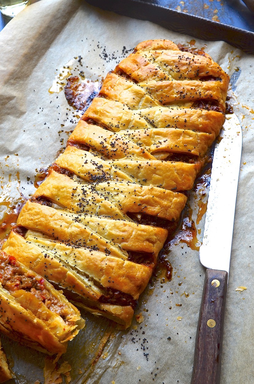 Puff Pastry Meat Pie