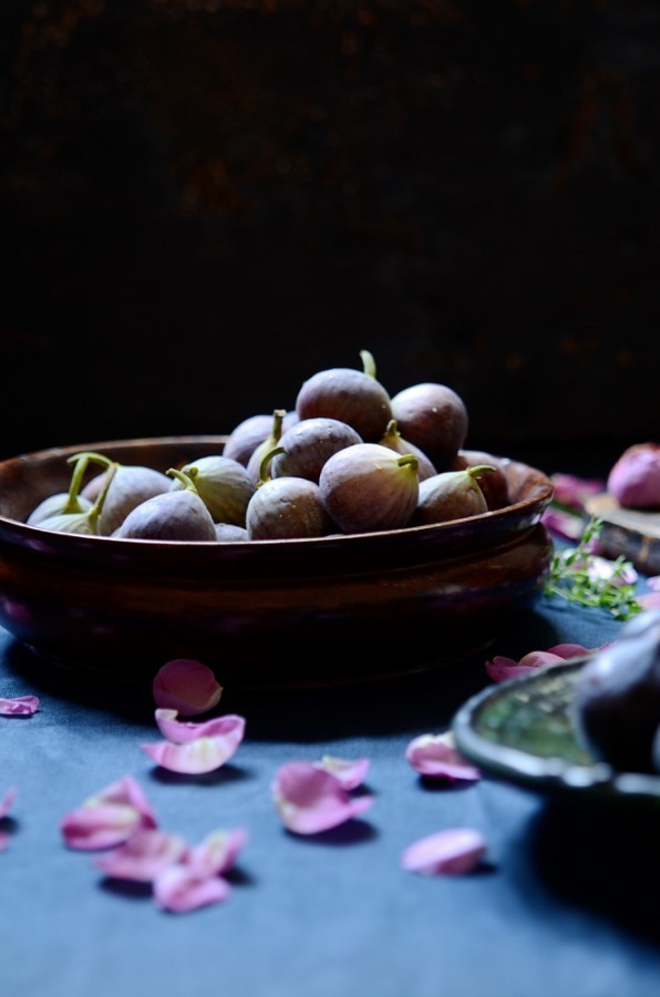 Roasted figs with gorgonzola cream | Bibbyskitchen recipes