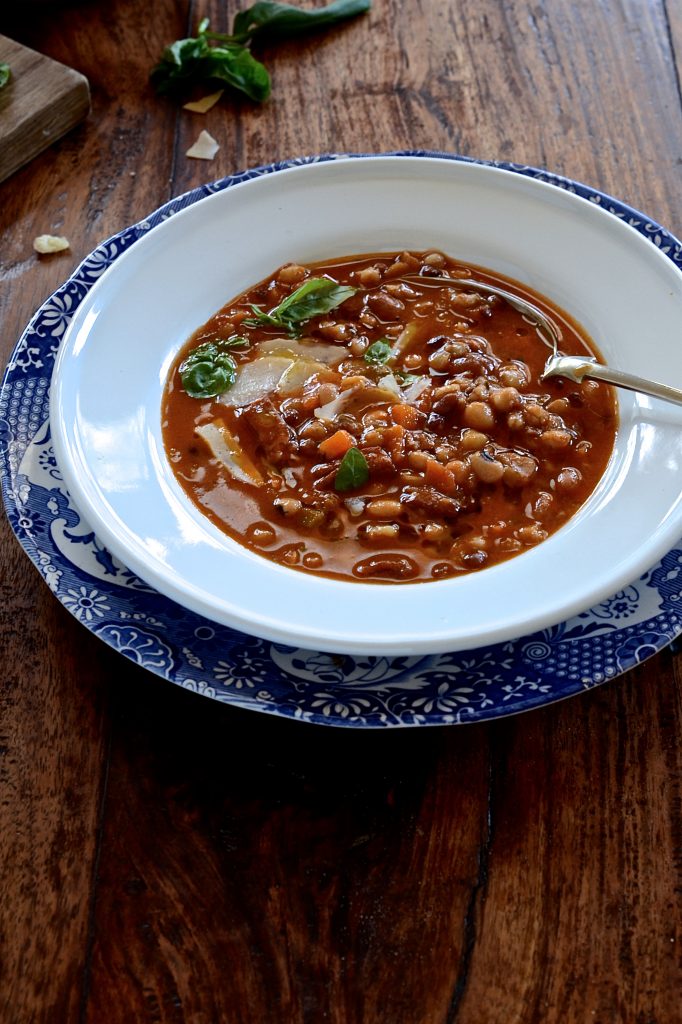 Tuscan Farro and Bean Soup 