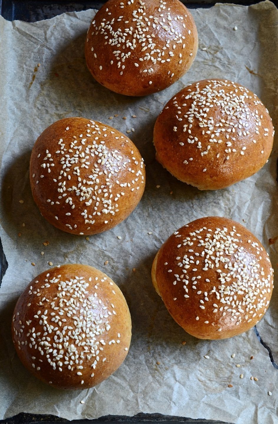 Best Spelt Burger Buns | Bibbyskitchen bread recipes