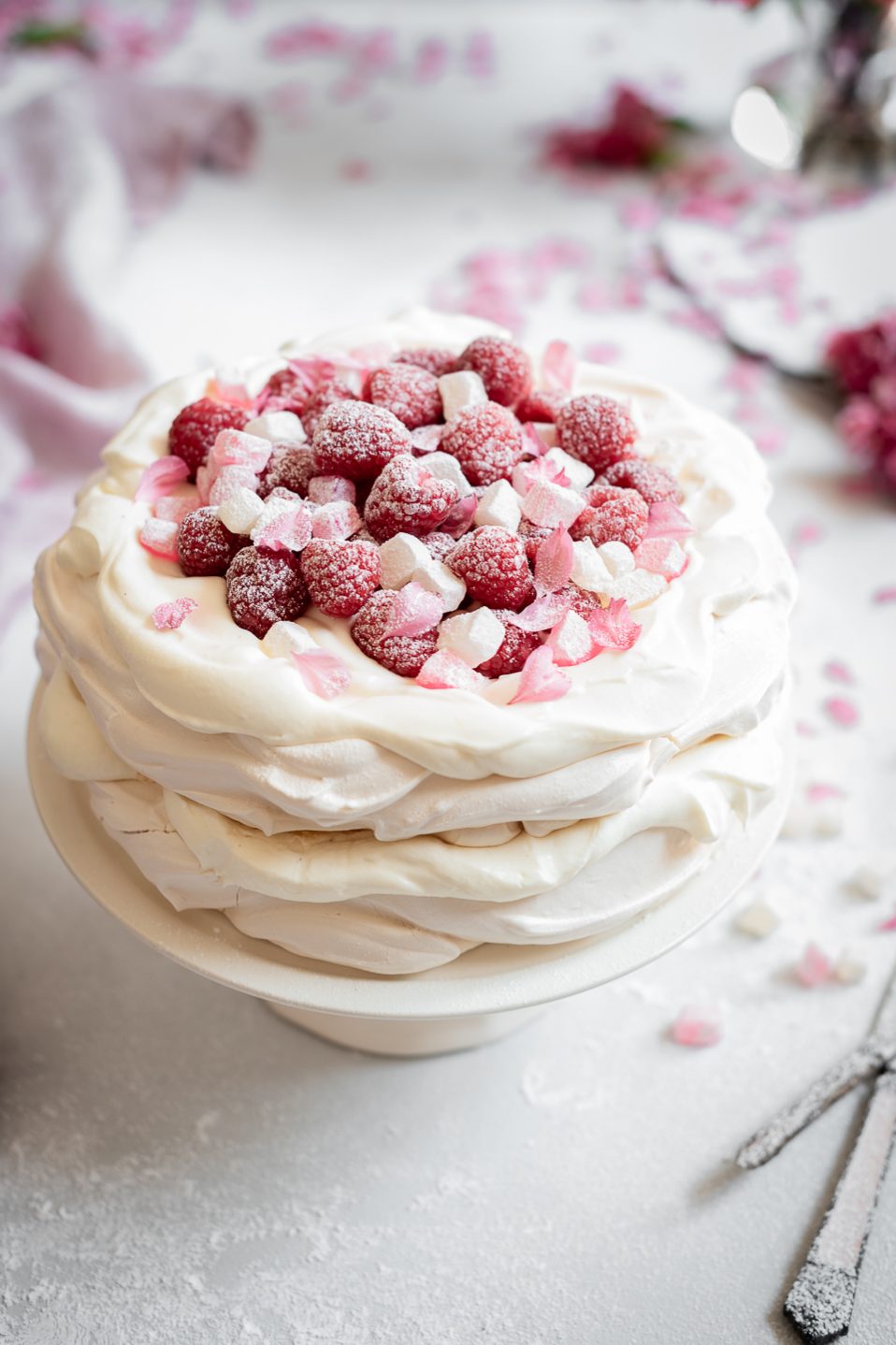 Persian Pavlova With Vanilla Yoghurt Cream 