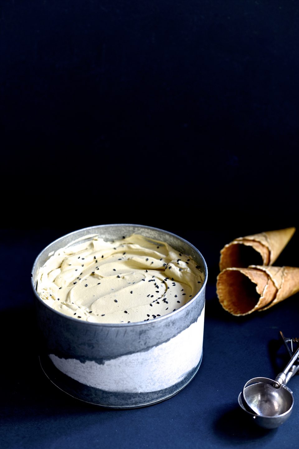 Sesame and liquorice ice cream | Bibbyskitchen recipes