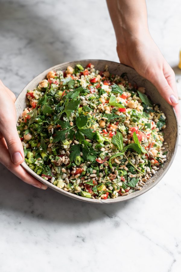 Tabbouleh bulgur wheat salad | Bibby's Kitchen healthy recipes