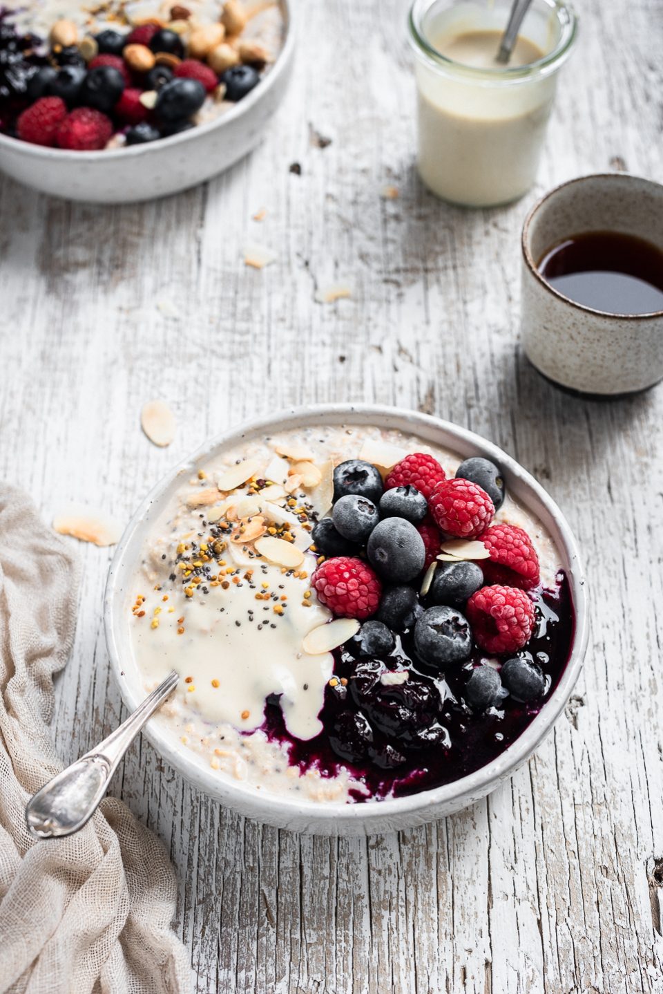 Creamy Overnight Bircher muesli | Healthy breakfast recipes