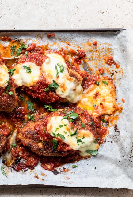 Chicken Parmigiana with Truffle Tomato Sauce | Bibbyskitchen Recipes