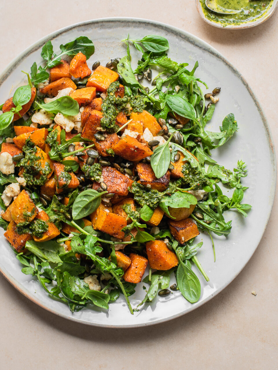 Roast Butternut Salad with Chimichurri